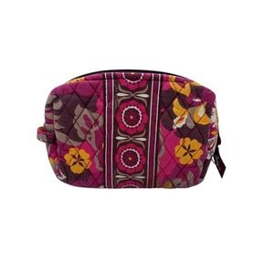 Vera‎ Bradley Carnaby print Quilted Cosmetic Makeup Bag